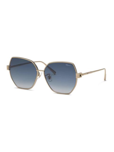 Chopard Chopard Blue Gradient Butterfly Ladies Sunglasses SCHL28M 08FE 59