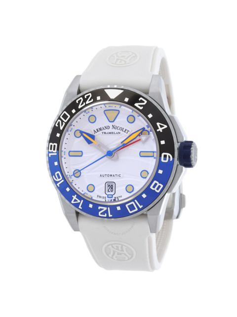 Other Designers Armand Nicolet JSH Automatic Silver Dial Men's Watch A486RGU-AU-GG4710B