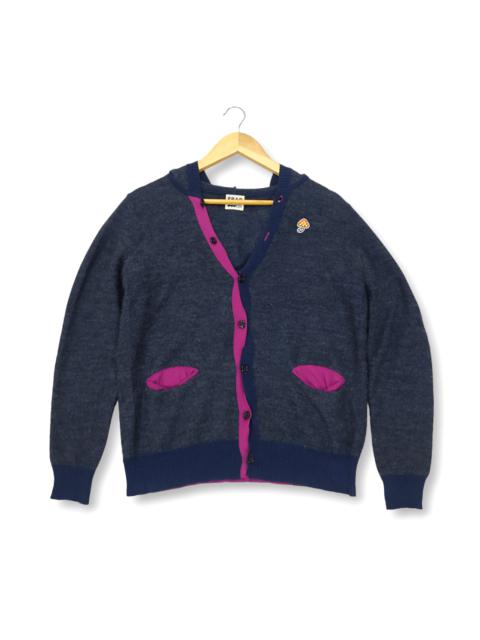 Other Designers FRAPBOIS by Issey Miyake Half Wool Hooded Cardigan