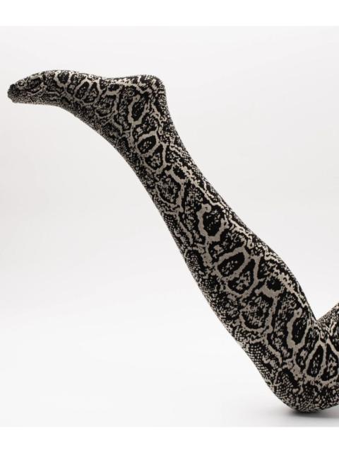 Wolford NWT - Wolford Knit Botched Snakeskin Tights