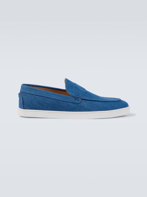 Varsiboat denim slip-on shoes