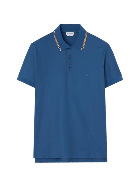 Burberry Burberry Men Logo Cotton Polo Shirt