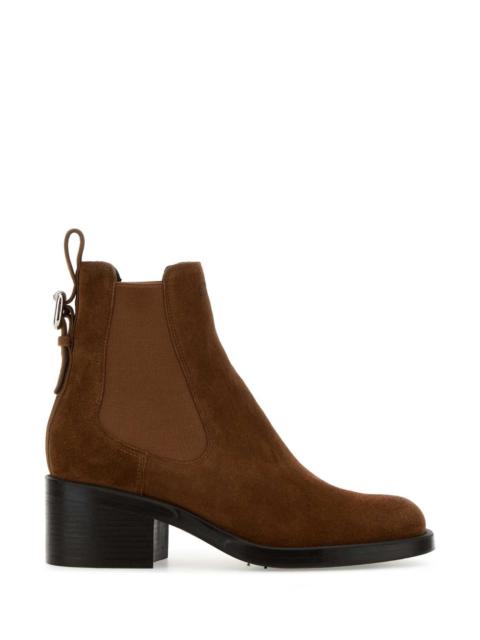 Chloé Chloe Women Caramel Suede Dakota Ankle Boots