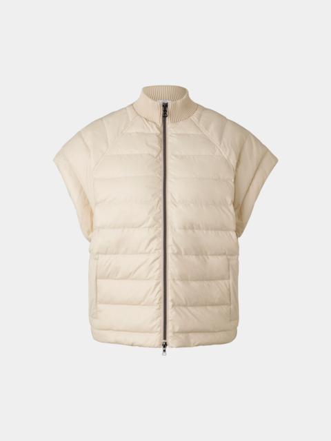 BOGNER Nahla hybrid down vest in Sand