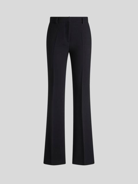 Etro TAILORED BOOTCUT WOOL TROUSERS