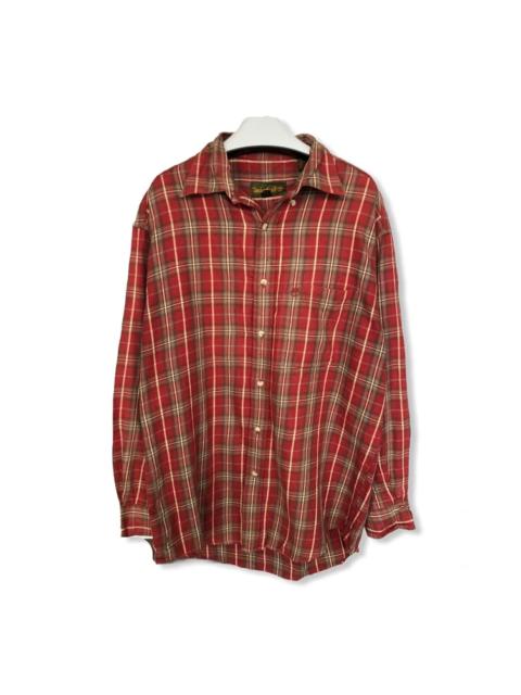 Other Designers Timberland - Vintage Timberland plaid tartan oversized Flannel Shirt 👕