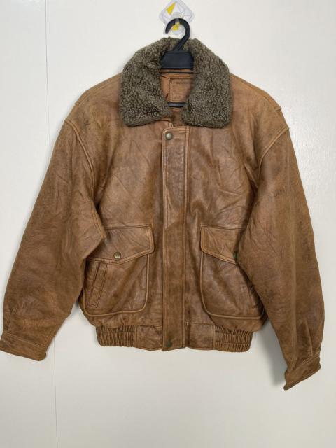 Vintage Sheep Skin Leather Jacket