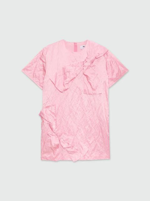 MSGM Abito T-Shirt A-Line Diagonal