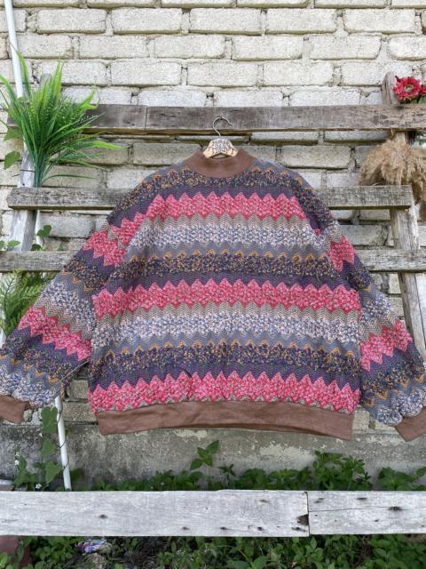 Other Designers Japanese Brand - 💥Vintage Top Queen Colour Knitwear Stripe Design