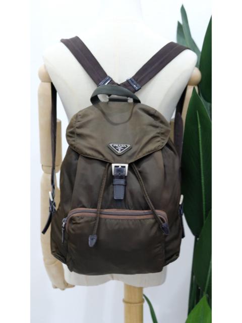 Authentic vintage Prada brown (Moro) nylon backpack