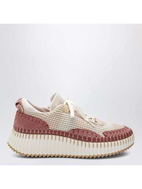 Chloé Chloe Nama Sneakers In Rosy Beige Women