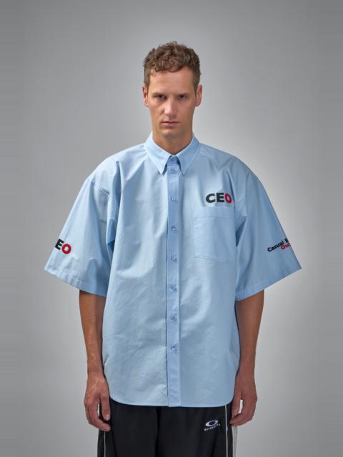 BALENCIAGA Short Sleeve Oversized Shirt