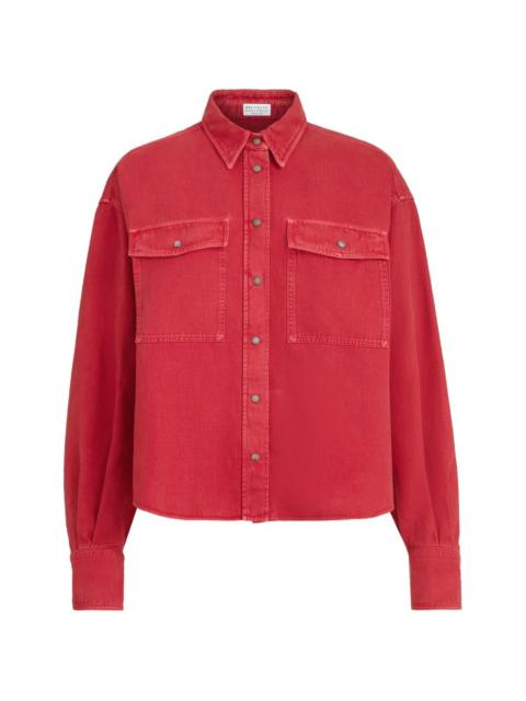 Brunello Cucinelli Brunello Cucinelli Women Cotton And Linen Blend Shirt