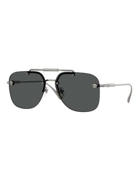 VERSACE Versace Men's Black Aviator Sunglasses VE2296 100187