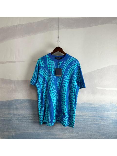 Louis Vuitton Louis Vuitton x Yayoi Kusama Short-Sleeved Knit Top with All-Over Polka Dot Print