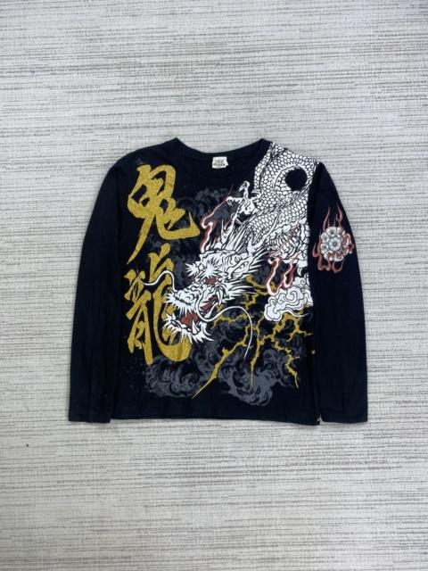 Other Designers 🔥🐉Lock Heaven Full Printed Dragonfly Longsleeve Shirt
