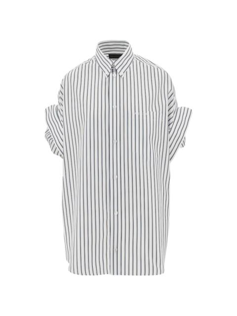 BALENCIAGA Balenciaga Women Striped Cotton Shirt