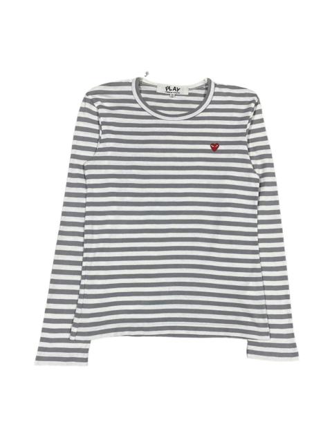 AD2015 Comme Des Garçons Play Striped Longsleeve Shirt