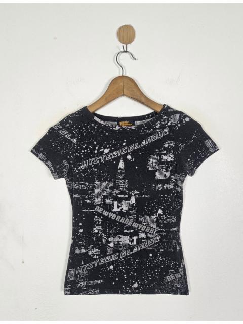 Hysteric Glamour Hysteric Glamour New York city glitter shirt