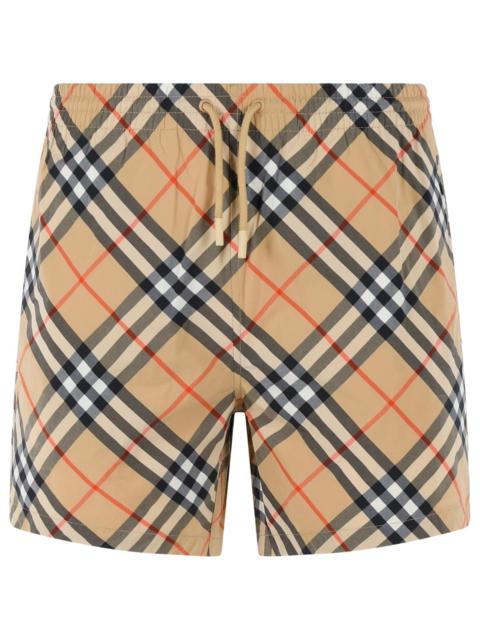 Burberry Burberry Sand Beige Polyamide Swimsuit Men