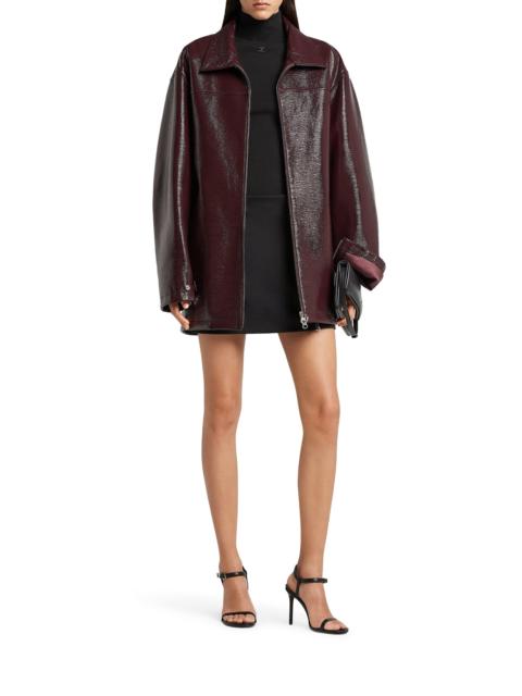 courrèges OVERSIZED VINYL JACKET