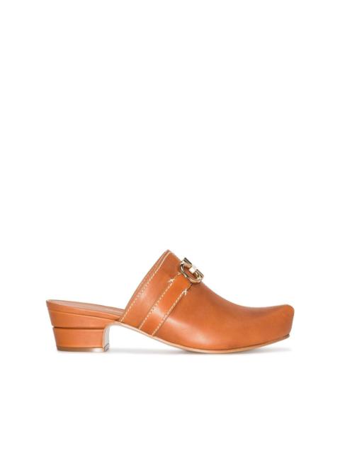 Gancini slip-on mules