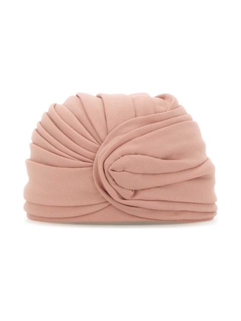 Valentino Pink Wool Turban