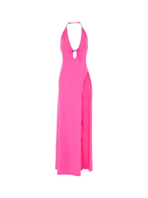 BALENCIAGA Balenciaga Women Fluo Pink Stretch Nylon Dress