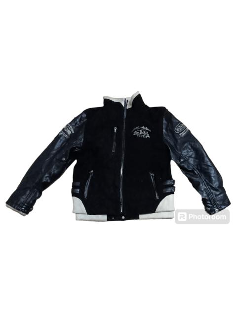Other Designers Sports Specialties - VON DUTCH EMBROIDERED PADDED BIKE JACKET