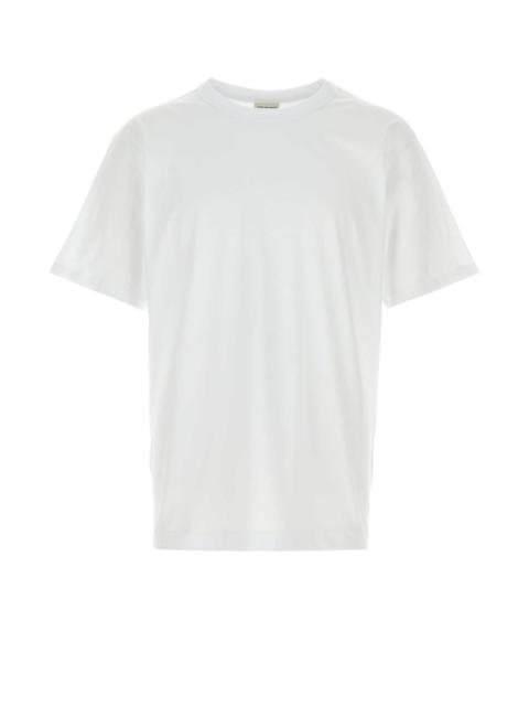Dries Van Noten Dries Van Noten Men White Cotton Heer T-Shirt