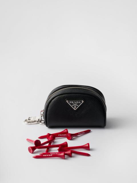 Prada Saffiano leather golf tee case