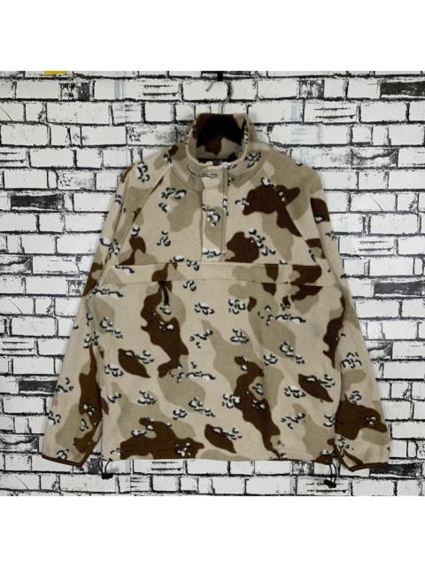Other Designers Other - Vintage Military Fleece Camouflage Chocolate Chips Jacket
