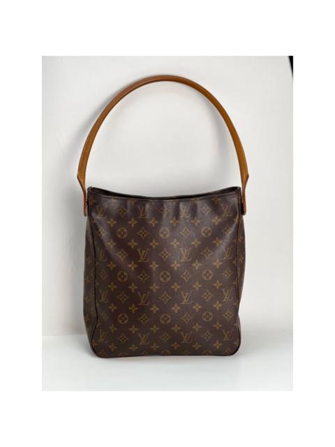 Louis Vuitton Monogram Braided V Tote mm White Leather Shoulder Hand Bag Preowned