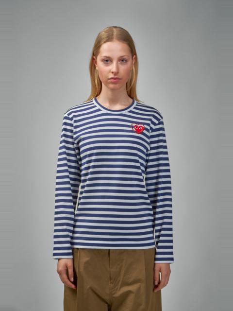 Comme des Garçons PLAY T-Shirt Metalstone Emblem Metalstone Heart