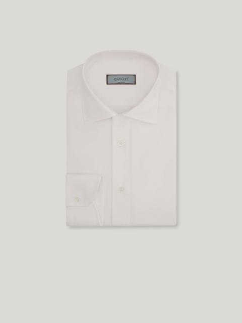 Canali IMPECCABILE REGULAR FIT SHIRT IN WHITE COTTON