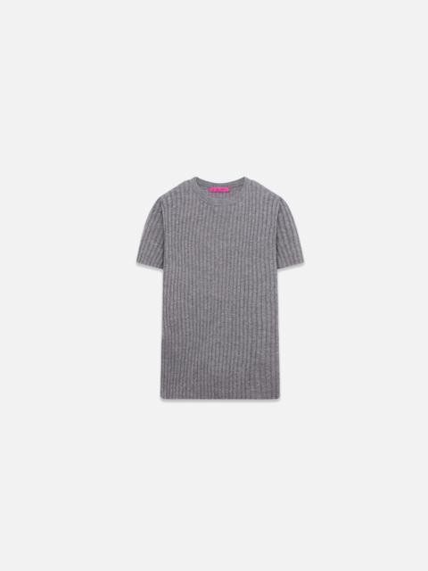 The Elder Statesman SUPERLIGHT ELLIE RIB KNIT TEE