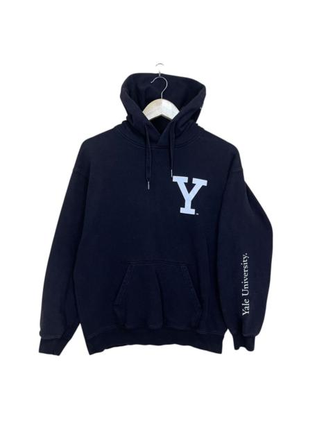Other Designers Vintage - Yale University Spellout Small Logo Printed Crewneck Hoodie
