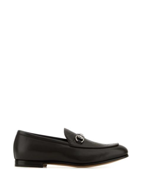 GUCCI Gucci Men Brown Leather Loafers