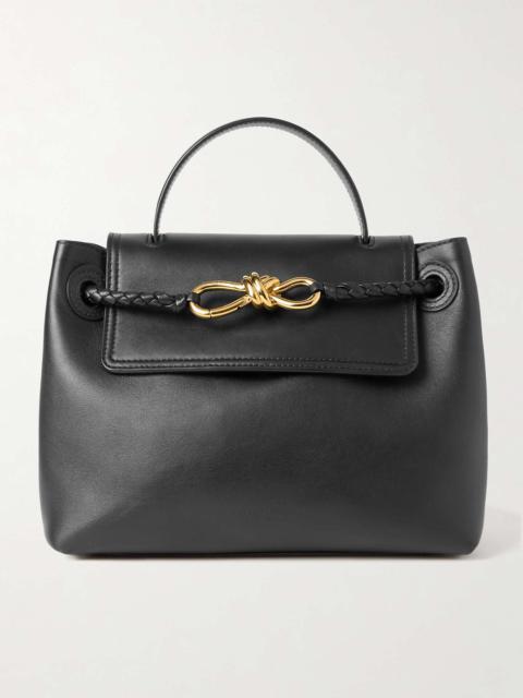 Ciao Ciao small leather tote Black