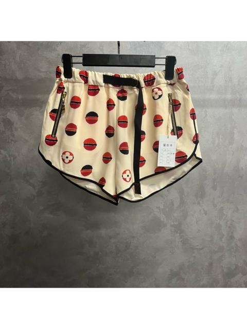 Louis Vuitton Louis Vuitton Pink Polka-Dot Print Straight-Leg Shorts