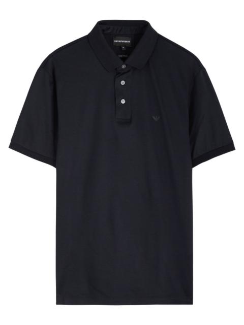 Emporio Armani Logo Jersey Polo Shirt