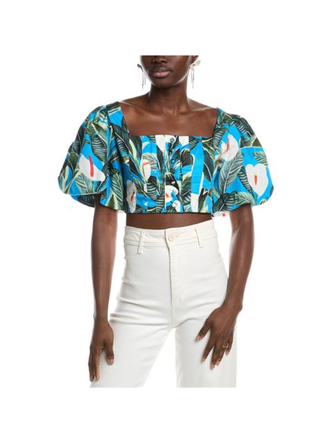FARM RIO FARM Rio Anthurium Garden Crop Top