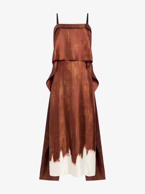 Proenza Schouler Wilma Dress in Double Printed Silk Twill