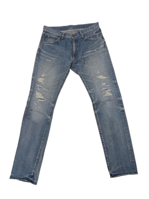 Other Designers BLUE FADED RARE TAKEO KIKUCHI DISTRESSED JEANS