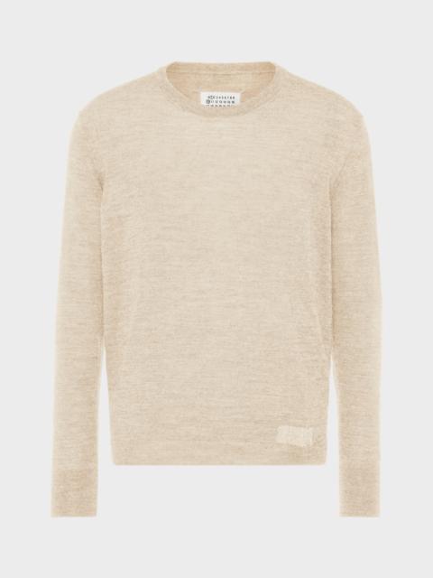 Maison Margiela Wool-blend patch sweater