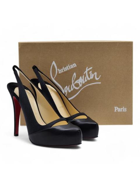 Christian Louboutin Sandy Pumps 120 - Fabric and Leather - Black 36.5 6US $895