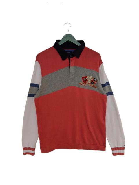 Other Designers Other - Vintage Tommy Hilfiger Rugby Jersey Sweatshirt
