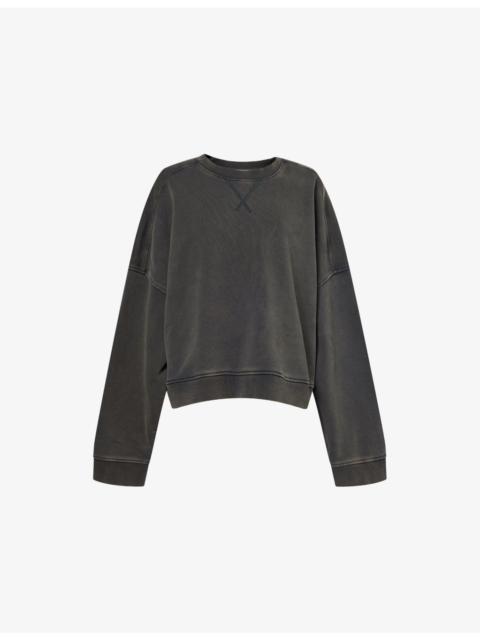 entire studios Box Round-Neck Cotton-Jersey Sweatshirt