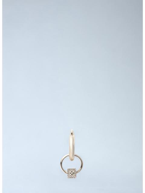 Off-White Off White Men Mini Dice Mono Hoop Earring