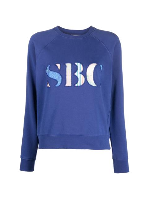 See by Chloé cut-out logo cotton sweatshirt
